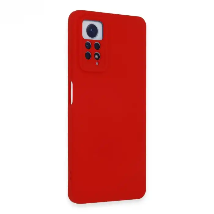 Xiaomi Redmi Note 12 Pro 4g Kılıf Nano İçi Kadife Silikon - Kırmızı