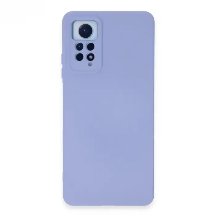 Xiaomi Redmi Note 12 Pro 4g Kılıf Nano İçi Kadife Silikon - Lila