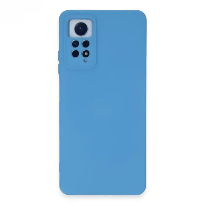 Xiaomi Redmi Note 12 Pro 4g Kılıf Nano İçi Kadife Silikon - Mavi