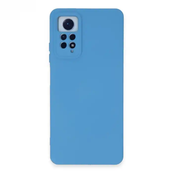 Xiaomi Redmi Note 12 Pro 4g Kılıf Nano İçi Kadife Silikon - Mavi