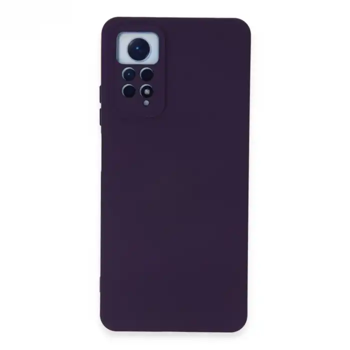 Xiaomi Redmi Note 12 Pro 4g Kılıf Nano İçi Kadife Silikon - Mor