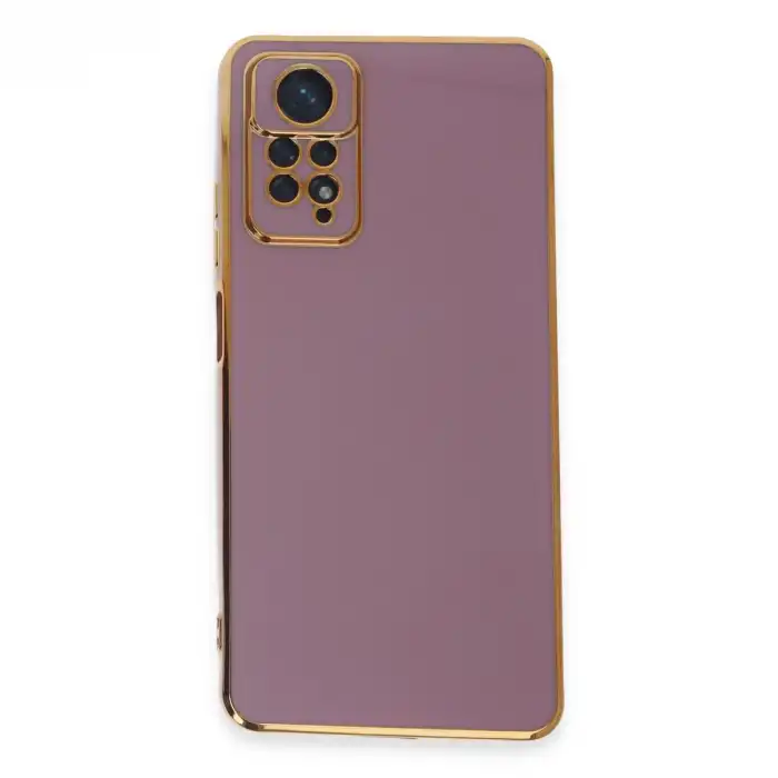 Xiaomi Redmi Note 12 Pro 4g Kılıf Volet Silikon - Mor