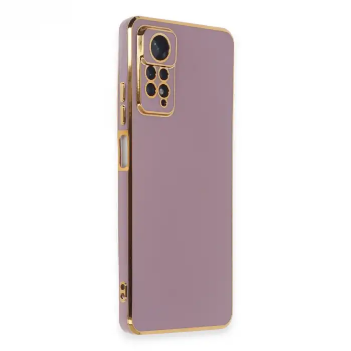 Xiaomi Redmi Note 12 Pro 4g Kılıf Volet Silikon - Mor