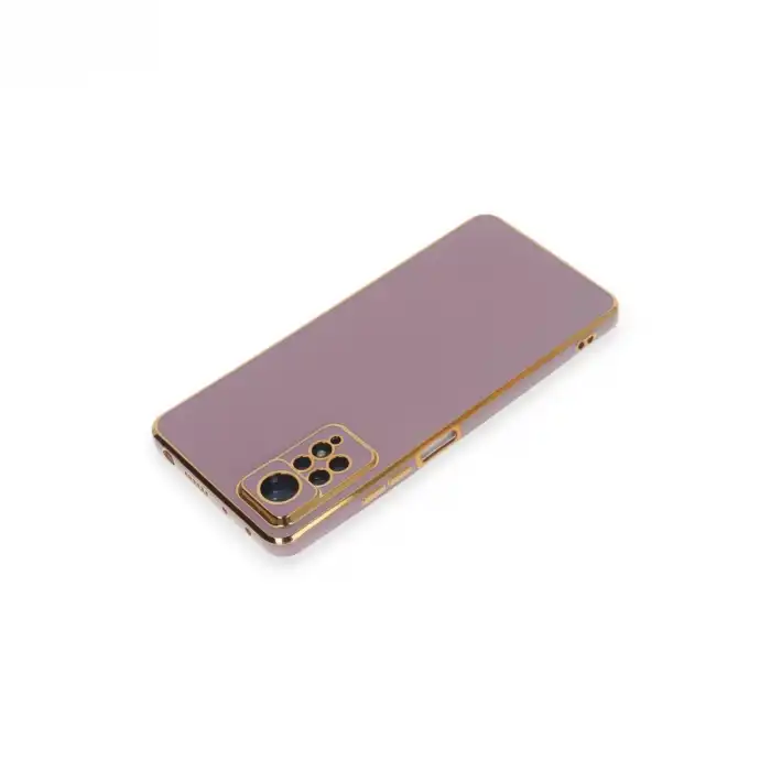 Xiaomi Redmi Note 12 Pro 4g Kılıf Volet Silikon - Mor