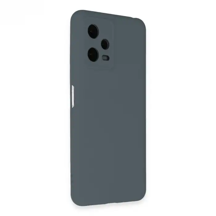 Xiaomi Redmi Note 12 Pro 5g Kılıf Nano İçi Kadife Silikon - Gri