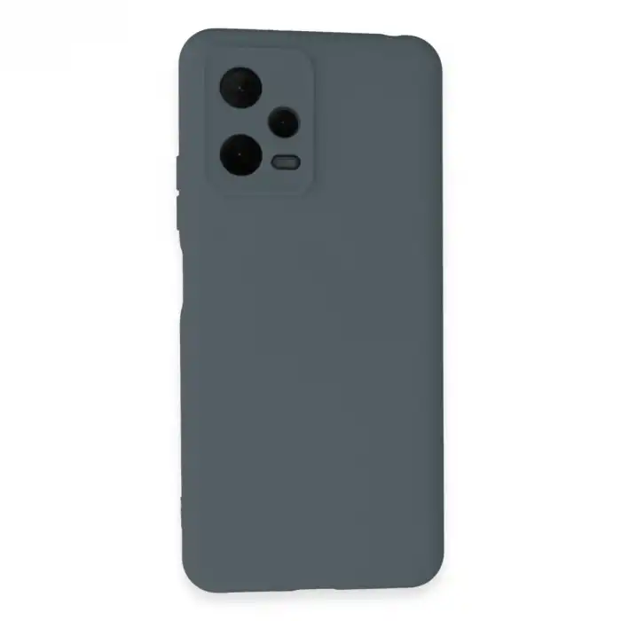 Xiaomi Redmi Note 12 Pro 5g Kılıf Nano İçi Kadife Silikon - Gri