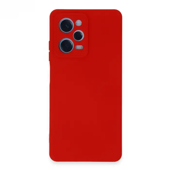 Xiaomi Redmi Note 12 Pro 5g Kılıf Nano İçi Kadife Silikon - Kırmızı