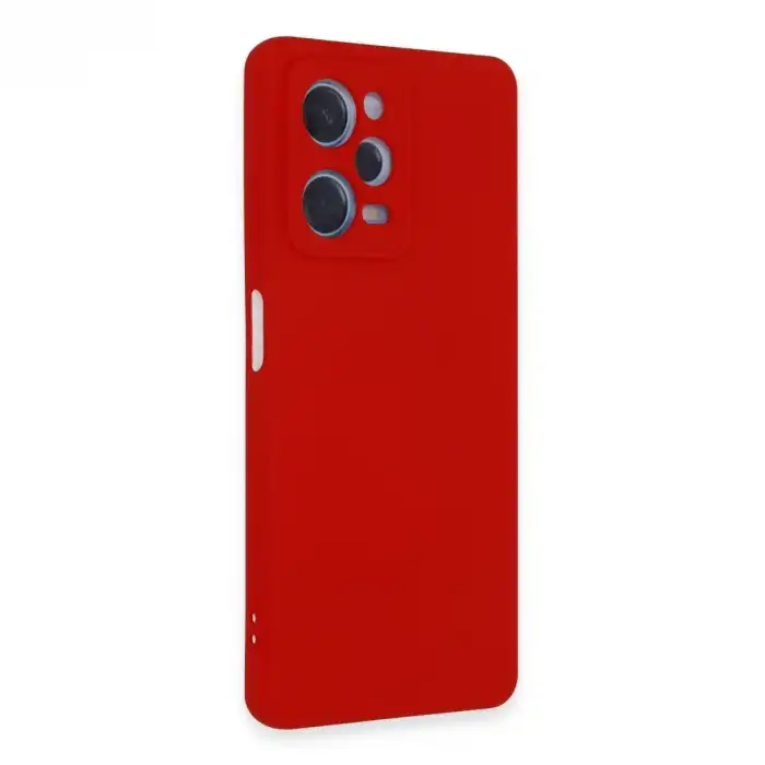 Xiaomi Redmi Note 12 Pro 5g Kılıf Nano İçi Kadife Silikon - Kırmızı