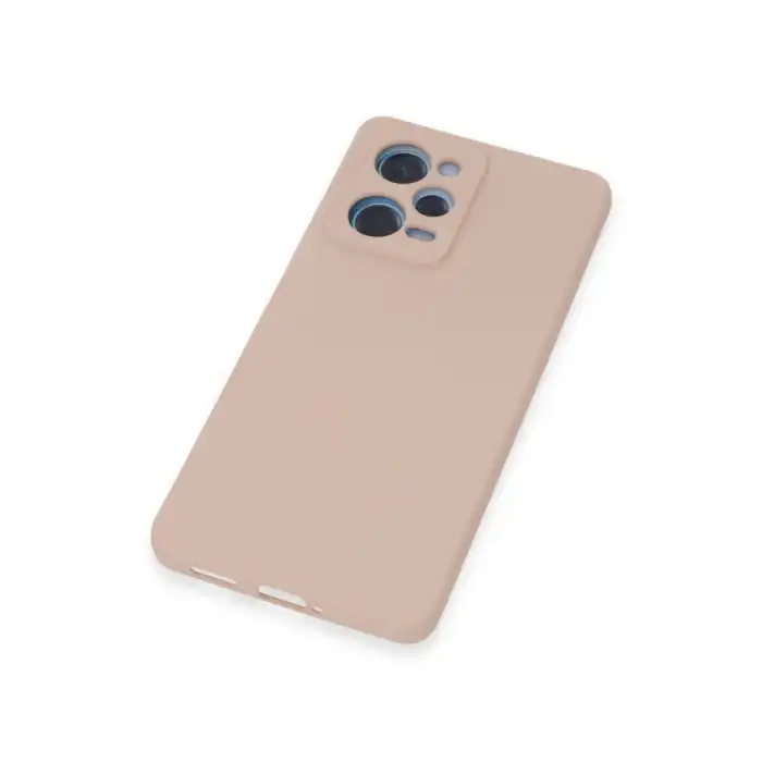 Xiaomi Redmi Note 12 Pro 5g Kılıf Nano İçi Kadife Silikon - Pudra