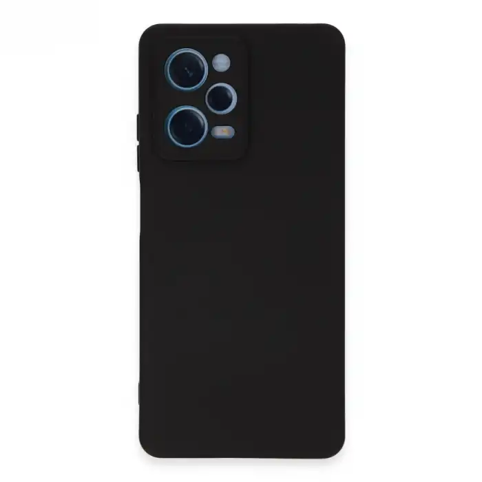 Xiaomi Redmi Note 12 Pro 5g Kılıf Nano İçi Kadife Silikon - Siyah