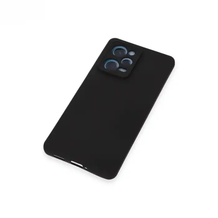 Xiaomi Redmi Note 12 Pro 5g Kılıf Nano İçi Kadife Silikon - Siyah