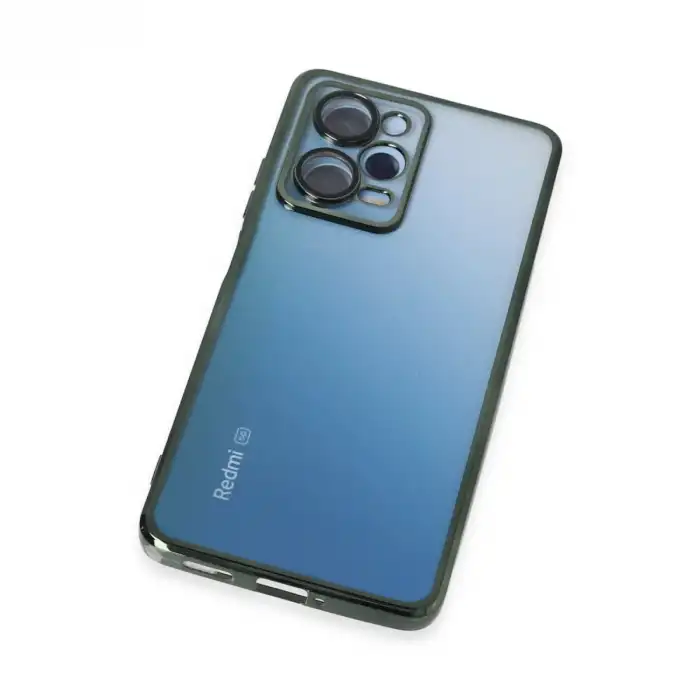 Xiaomi Redmi Note 12 Pro 5g Kılıf Razer Lensli Silikon - Yeşil