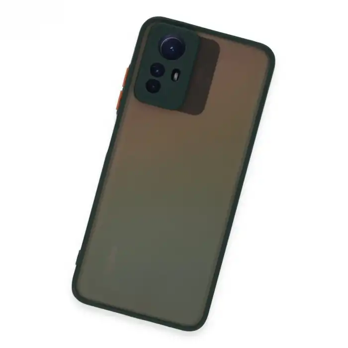 Xiaomi Redmi Note 12s Kılıf Montreal Silikon Kapak - Yeşil