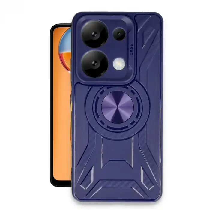 Xiaomi Redmi Note 13 4g Kılıf Lincoln Silikon - Lacivert