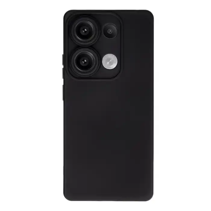 Xiaomi Redmi Note 13 4g Kılıf Nano İçi Kadife Silikon - Siyah