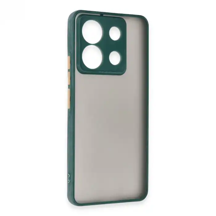 Xiaomi Redmi Note 13 5g Kılıf Montreal Silikon Kapak - Yeşil