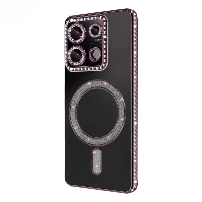 Xiaomi Redmi Note 13 Pro 4g Joke Simli Magneticsafe Kılıf - Pembe