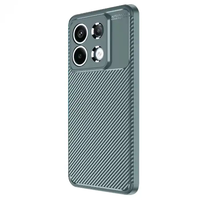 Xiaomi Redmi Note 13 Pro 4g Kılıf Auto Focus Karbon Kapak - Gri