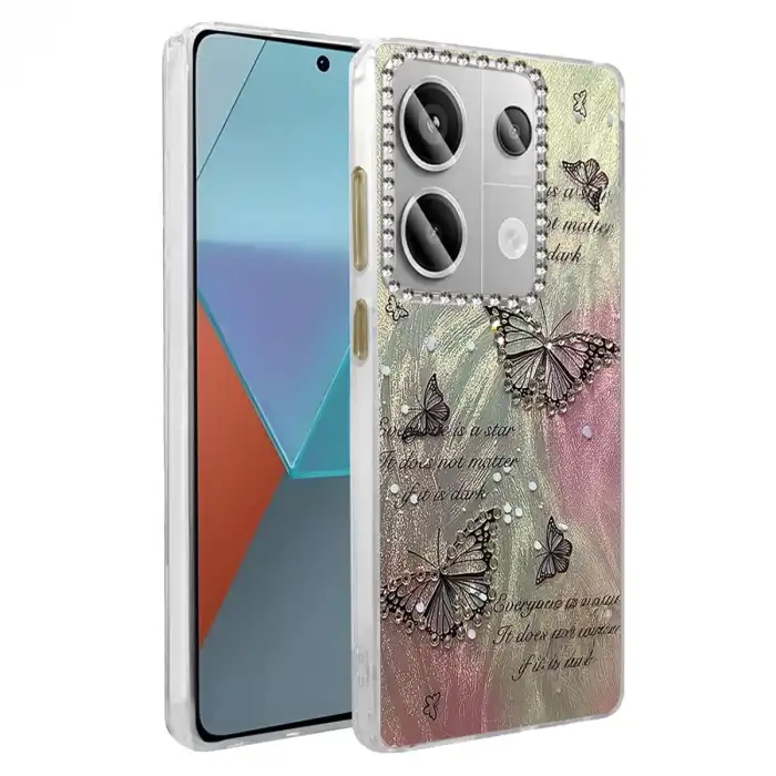 Xiaomi Redmi Note 13 Pro 4g Kılıf Blade Aynalı Desenli Kapak - Desen 6