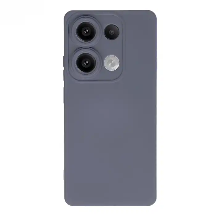Xiaomi Redmi Note 13 Pro 4g Kılıf Nano İçi Kadife Silikon - Gri
