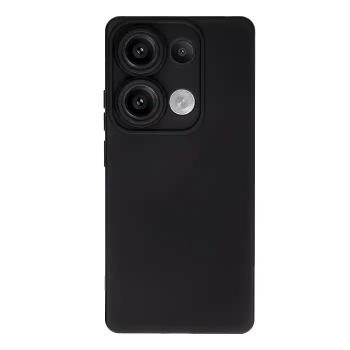 Xiaomi Redmi Note 13 Pro 4g Kılıf Nano İçi Kadife Silikon - Siyah