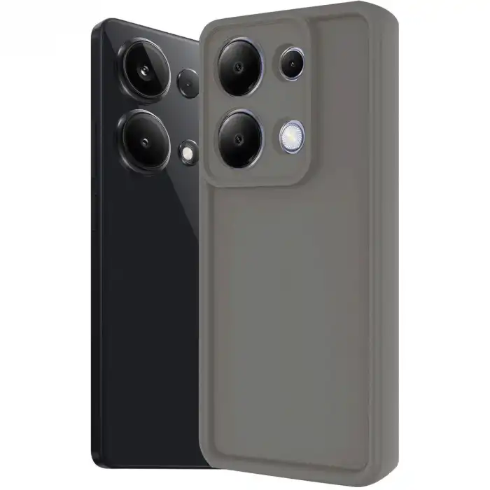 Xiaomi Redmi Note 13 Pro 4g Kılıf Viera Silikon - Gri