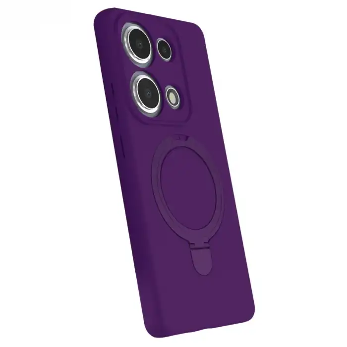 Xiaomi Redmi Note 13 Pro 4g Regal Magsafe Standlı Kapak - Derin Mor