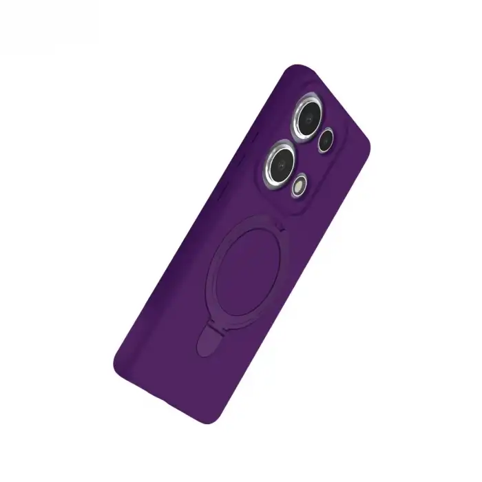 Xiaomi Redmi Note 13 Pro 4g Regal Magsafe Standlı Kapak - Derin Mor