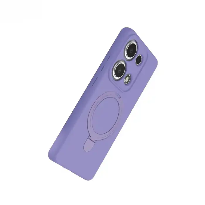 Xiaomi Redmi Note 13 Pro 4g Regal Magsafe Standlı Kapak - Lila