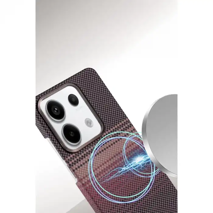Xiaomi Redmi Note 13 Pro 4g Vega Magsafe Kapak - Çöl Titanyum