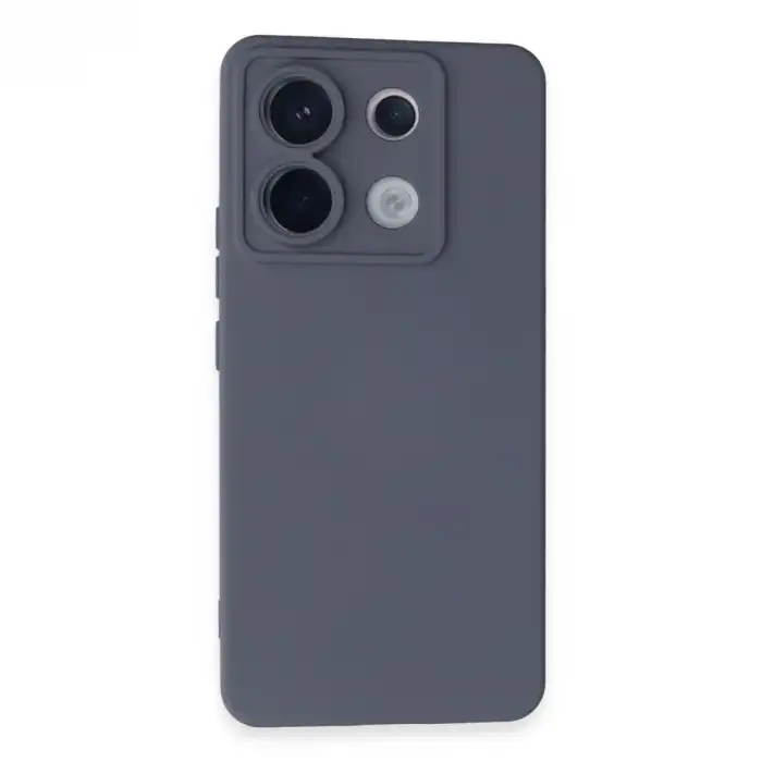Xiaomi Redmi Note 13 Pro 5g Kılıf Nano İçi Kadife Silikon - Gri