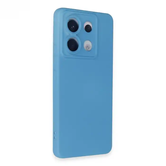 Xiaomi Redmi Note 13 Pro 5g Kılıf Nano İçi Kadife Silikon - Mavi