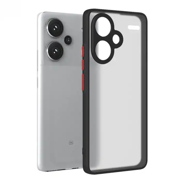 Xiaomi Redmi Note 13 Pro Plus Kılıf Montreal Silikon Kapak - Siyah