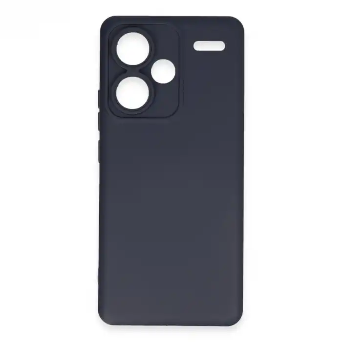 Xiaomi Redmi Note 13 Pro Plus Kılıf Nano İçi Kadife Silikon - Lacivert