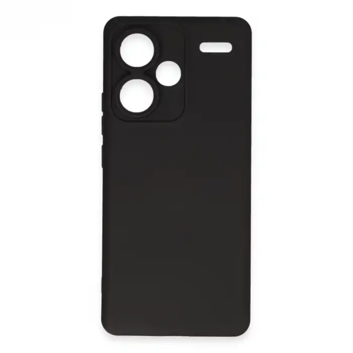 Xiaomi Redmi Note 13 Pro Plus Kılıf Nano İçi Kadife Silikon - Siyah