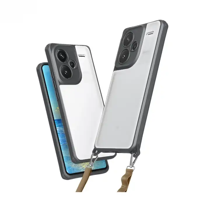 Xiaomi Redmi Note 13 Pro Plus Kılıf Penta Silikon Kılıf - Titan Gri