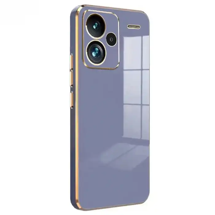 Xiaomi Redmi Note 13 Pro Plus Kılıf Volet Silikon - Mavi