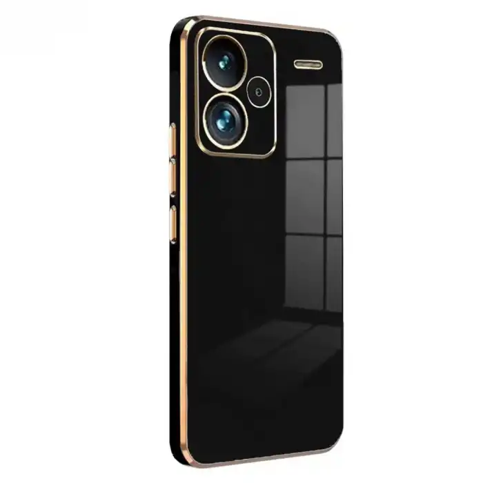 Xiaomi Redmi Note 13 Pro Plus Kılıf Volet Silikon - Siyah