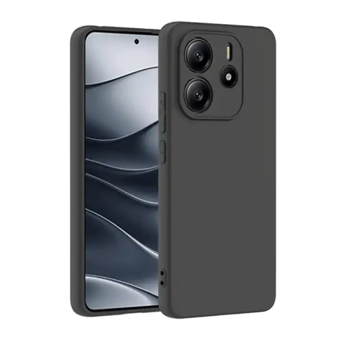 Xiaomi Redmi Note 14 4g Kılıf First Silikon - Siyah