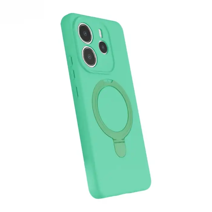 Xiaomi Redmi Note 14 4g Regal Magsafe Standlı Kapak - Yeşil