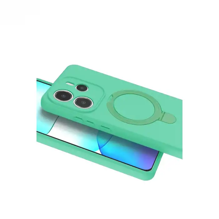 Xiaomi Redmi Note 14 4g Regal Magsafe Standlı Kapak - Yeşil
