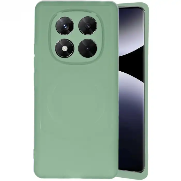 Xiaomi Redmi Note 14 Pro 4g Kılıf Maya Karbon Kapak - Su Yeşili