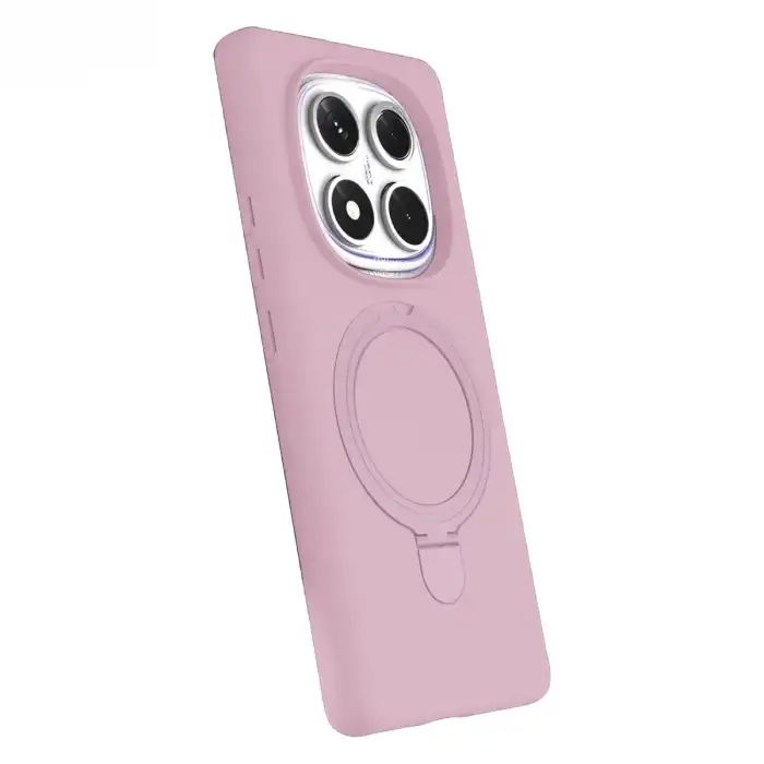 Xiaomi Redmi Note 14 Pro 4g Regal Magsafe Standlı Kapak - Açık Pembe