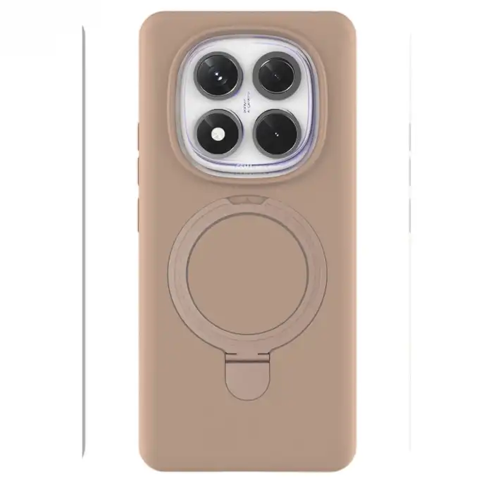 Xiaomi Redmi Note 14 Pro 4g Regal Magsafe Standlı Kapak - Çöl Titanyum