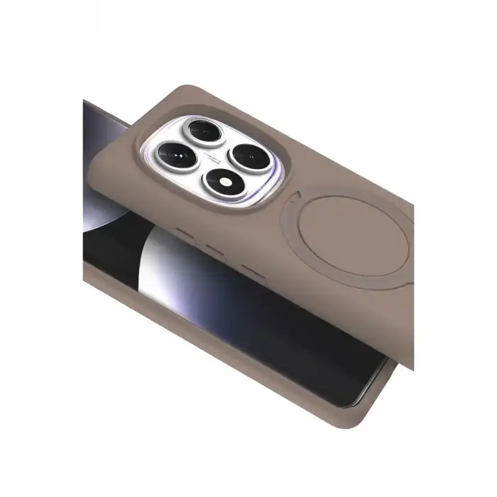 Xiaomi Redmi Note 14 Pro 4g Regal Magsafe Standlı Kapak - Çöl Titanyum