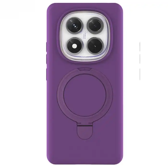 Xiaomi Redmi Note 14 Pro 4g Regal Magsafe Standlı Kapak - Derin Mor