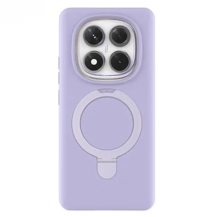 Xiaomi Redmi Note 14 Pro 4g Regal Magsafe Standlı Kapak - Lila