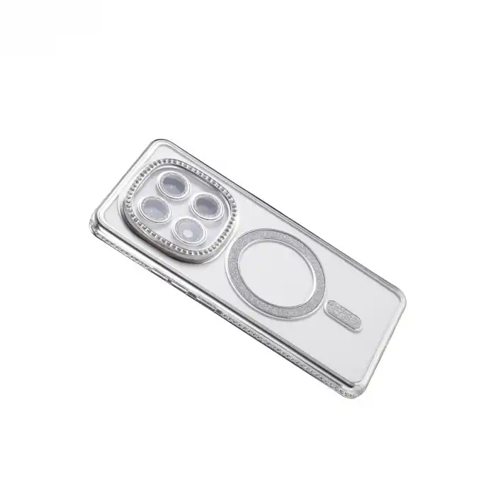 Xiaomi Redmi Note 14 Pro 5g Joke Simli Magneticsafe Kılıf - Gümüş