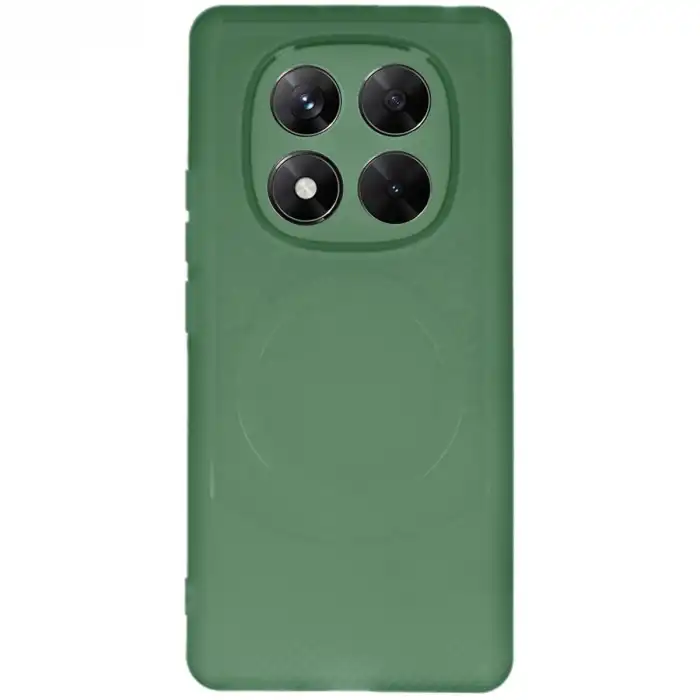 Xiaomi Redmi Note 14 Pro 5g Kılıf Maya Karbon Kapak - Koyu Yeşil