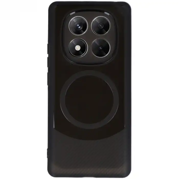 Xiaomi Redmi Note 14 Pro 5g Kılıf Maya Karbon Kapak - Siyah